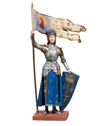 JEANNE D'ARC COUL.+ORIFLAMME H.21CM