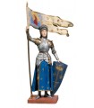 JEANNE D'ARC COUL.+ORIFLAMME H.21CM