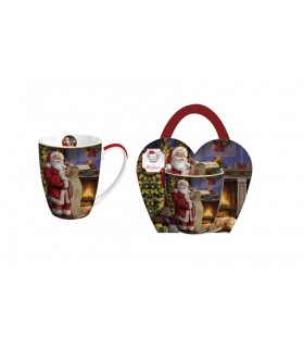 MUG 460ML PANIER SANTA LETTER SET DE 4