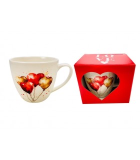 MUG 650ML BALLONS COEURS C4
