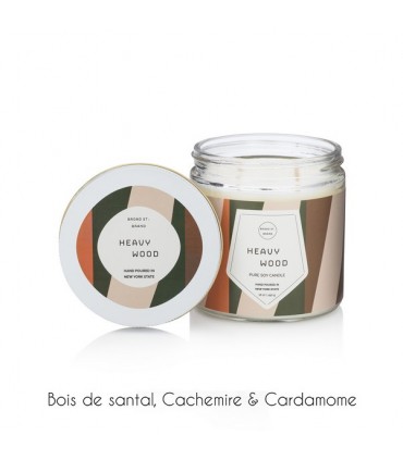 BOUGIE PASTICHE HEAVY WOOD 450G