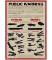 POSTER AVIONS 1° G. MONDIALE C10