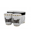 SET 2 MUGS 360ML CLASSIC CHATS C2