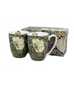 SET 2 MUGS 360ML W.MORRIS PIMPERNEL C2