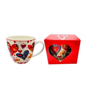 MUG 650ML COLORFUL COEURS 1 C4