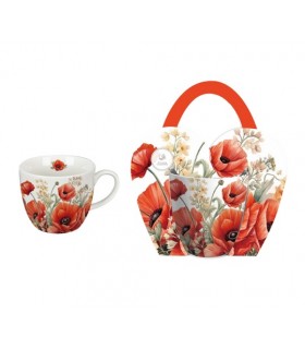 MUG 460ML COQUELICOT PANIER SET DE 4