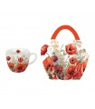 MUG 460ML COQUELICOT PANIER SET DE 4