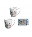SET 2 MUGS 350ML SNOWMAN C2