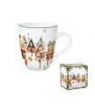 MUG 1000ML CHRISTMAS VILLAGE C3