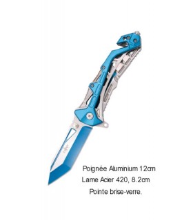 COUTEAU MANCHE ALU LAME 8.3CM
