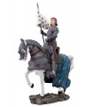 JEANNE D'ARC A CHEVAL 26.5X12X37