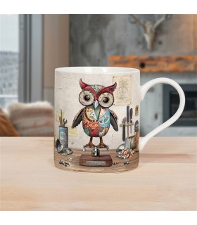 MUG CHOUETTE METAL 300ML SET DE 6