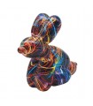 TIRELIRE LAPIN BALLON SUPERNOVA 20X7X16 C2
