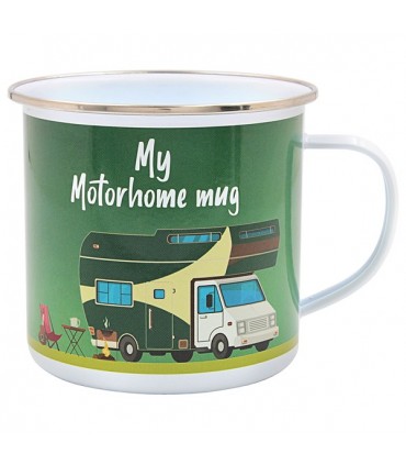 MUG METAL CAMPING-CAR 500ML SET DE 6