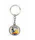 PORTE CLEFS ROND 1FACE PERSONNALISE 3.5X9CM