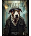 PLAQUE 20X30 STAFFORDSHIRE BULL TERRIER C2