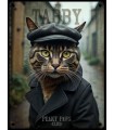 PLAQUE 20X30 CHAT TIGRE C2