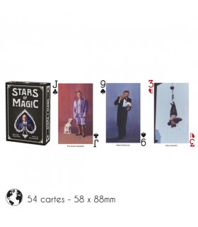 JEU DE CARTES STARS OF MAGIC BLACK