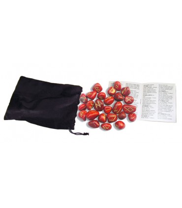 RUNE SET RED JASPER