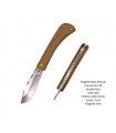 COUTEAU MANCHE BOIS L.17.5CM