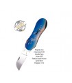 COUTEAU MANCHE ALU SNOWBOARD L.19CM
