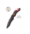 COUTEAU MANCHE ALU POMPIER ACIER 420 L.19.2CM