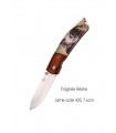 COUTEAU DE POCHE SANGLIER LAME ACIER 7.5CM