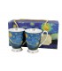 SET 2 MUGS 320ML VAN GOGH STARRY NIGHT GOLDEN LINE