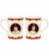 MUG ROI CHARLES III+CAMILLA RECTO/VERSO 300ML SET DE 6 