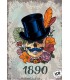 MAGNET RECT CRANE GENTLEMAN 9.5X6.5 C12