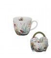 MUG 460ML PANIER FLEURS JULY SET DE 4