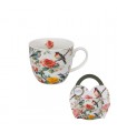 MUG 460ML PANIER FLEURS APRIL SET DE 4