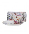 TASSE 450ML+SOUCOUPE 14.8X25 FLEURS SUMMER C2