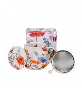TISANIERE FILTRE 430ML FLEURS SPRING C3