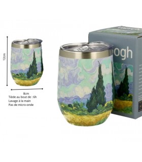 MUG THERMIQUE 320ML VAN GOGH CHAMP DE BLE C2