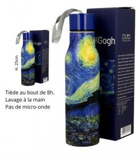GOURDE THERMIQUE 500ML VAN GOGH STARRY NIGHT C2
