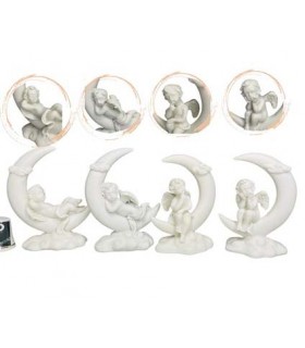 ANGE LUNE 6.8X3.8X9 SET DE 8 ASS