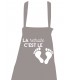 TABLIER GRIS LA RETRAITE C'EST LE PIED C2