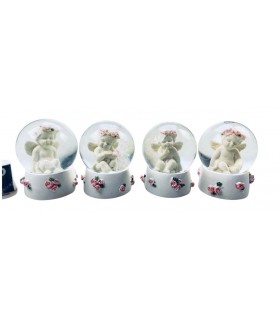 BOULE NEIGE ANGE 6X4.5X4.5 C4