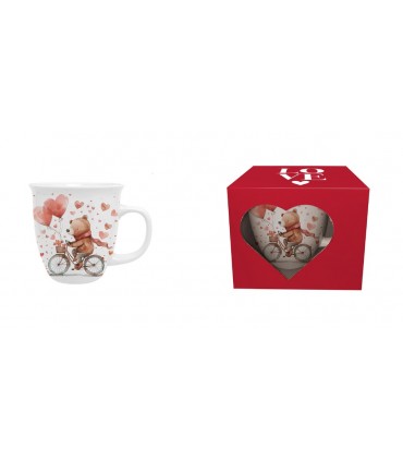 MUG 650ML OURS VELO COEURS C4