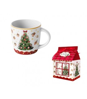 MUG 400ML CHRISTMAS TREE BOITE MAISON C3