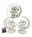 COUPLE ANGE LUNE 6.6X4X8.3 SET DE 8 ASS