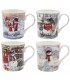 MUG BONHOMME DE NEIGE 300ML SET DE 4 ASS