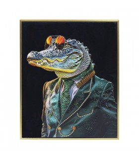 CADRE CROCODILE 52X72