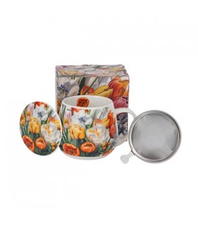 TISANIERE FILTRE 430ML TULIPES C3