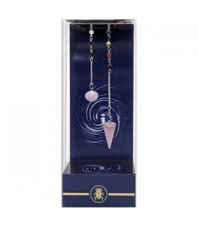 PENDULE CHAKRA ROSE QUARTZ