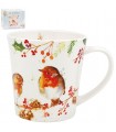 MUG ROUGE-GORGE NOËL 300ML SET DE 4