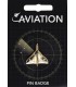 EPINGLETTE VULCAN PLAQUE OR C10