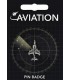 EPINGLETTE HARRIER JET ETAIN C10