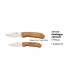 COUTEAU MANCHE BOIS L.15.9CM PERSO C12